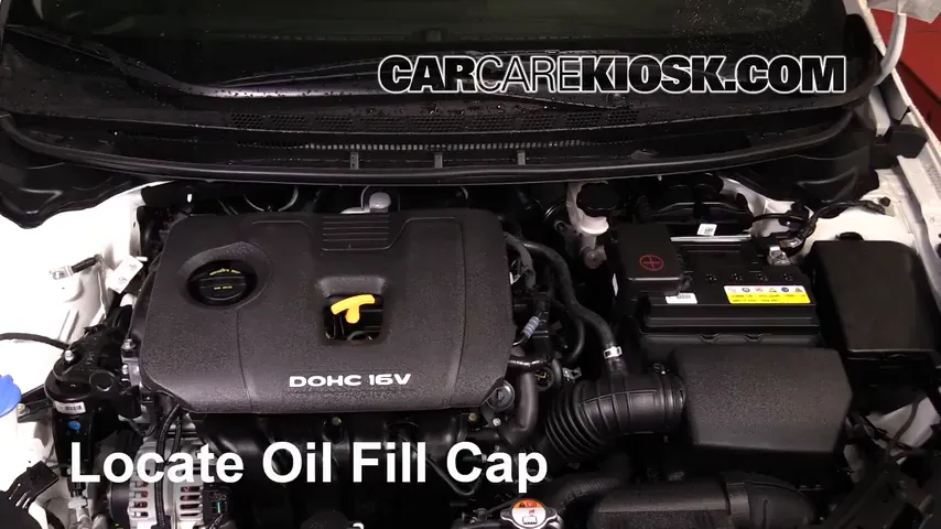 2017 Kia Forte LX 2.0L 4 Cyl. Oil